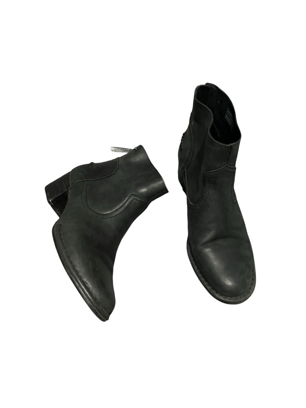 Ugg Bandara Leather Ankle Boot Stye 1098310 Black Sz 7